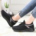 Women Mesh Outdoor Lace Up Walking Sports Shoes