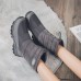 Women Warm Lined Pull On Plus Velvet Snow Casual Boots